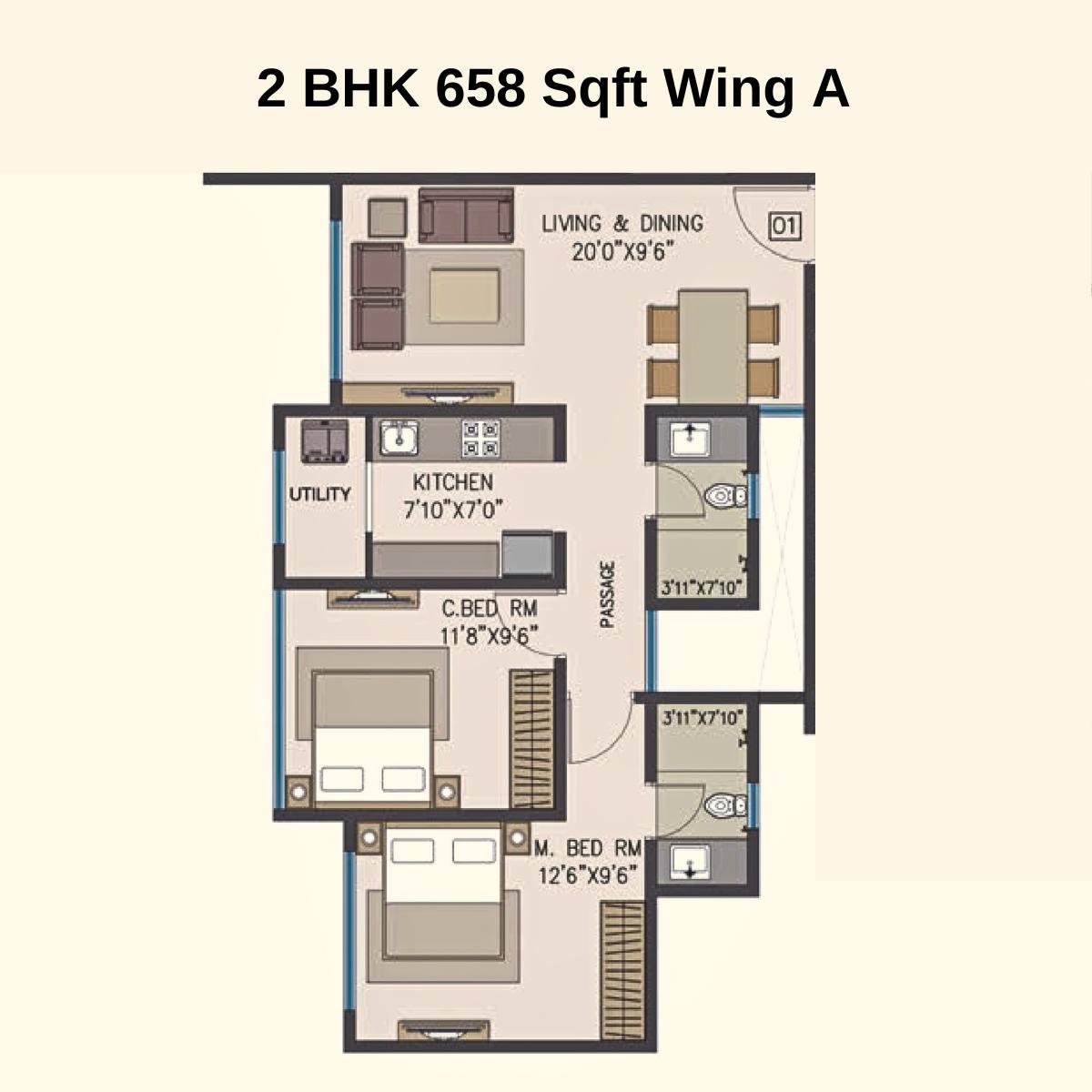 Pride-Panoroma-Typical-Floor-Plan-Wing-A-2-BHK-658-Sqft
